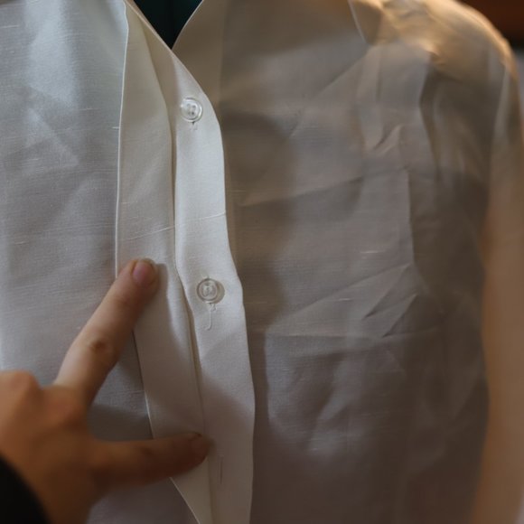 Vintage Kasper ASL | 100% Silk blouse - Picture 7 of 10